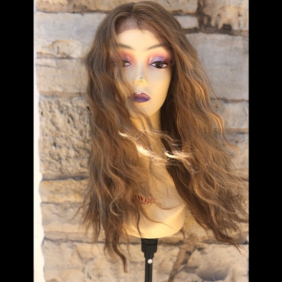 Realistic Looking Lacefront Wig Blonde Mix